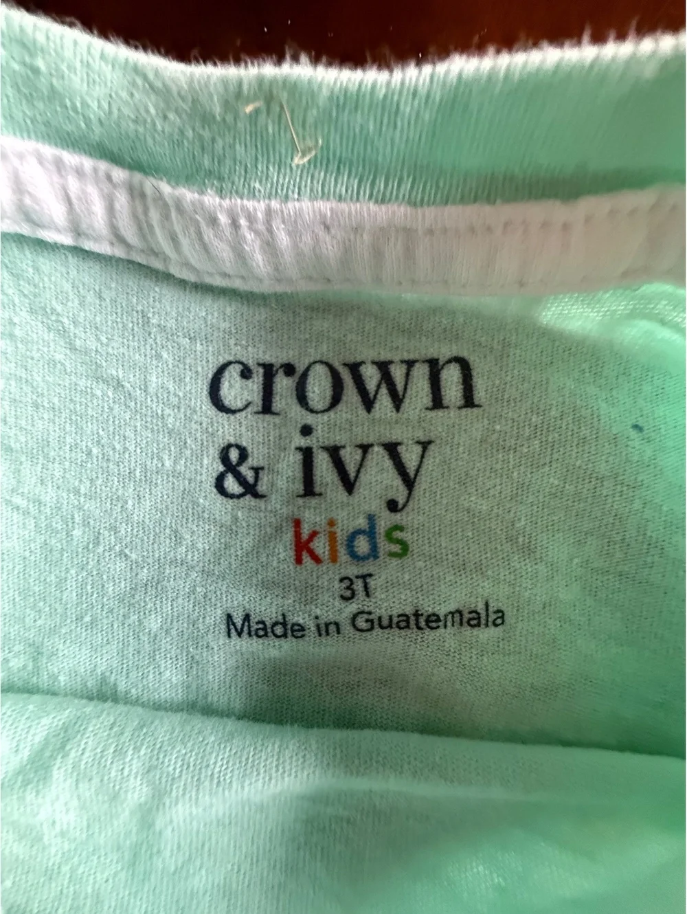 Crown & Ivy Kids 3T Mint Green Southern Sword Fight Graphic T-Shirt